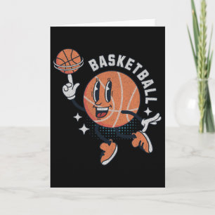 Cool Retro Sketll Cartoon Character Sports Players Card