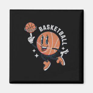 Cool Retro Sketll Cartoon Character Sports Players Magnet