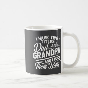 Cool Retro Style Gift For New Grandpas _2  Coffee Mug