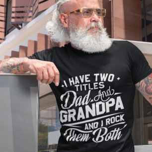 Cool Retro Style Gift for New Grandpas  T-Shirt