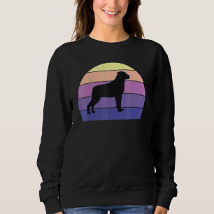 Cool Retro Sunset Rottweilers Great Rottweiler Own Sweatshirt