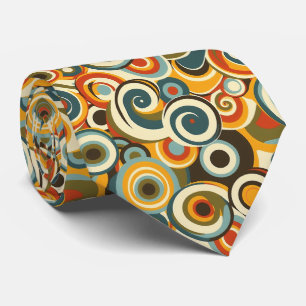 Cool retro tiled pattern tie