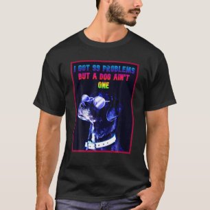Cool Retro Vintage Dog With Glasses Funny Phrase D T-Shirt