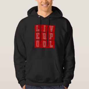 Cool Retro Vintage Look Liverpool   Hoodie