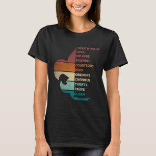Cool Retro Vintage Style Scouting Law T-Shirt