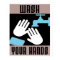 Cool Retro Wash Your Hands Poster