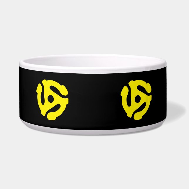 COOL Retro Yellow 45 spacer DJ (Front)