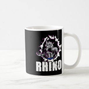 Cool Rhino Fitness Bodybuilding Weightlifting Coffee Mug