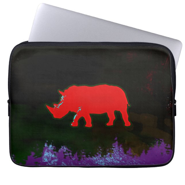 cool rhino laptop sleeve (Front)