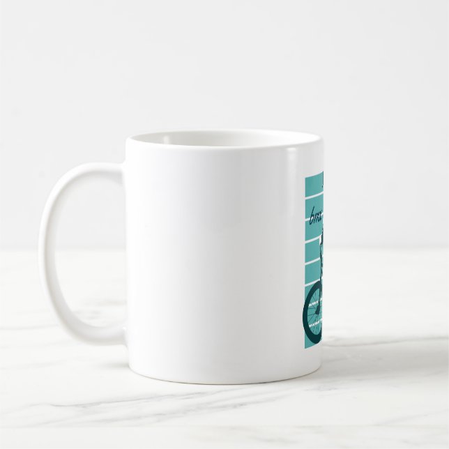 Cool Rider Design - BMX Coffee Mug (Left)