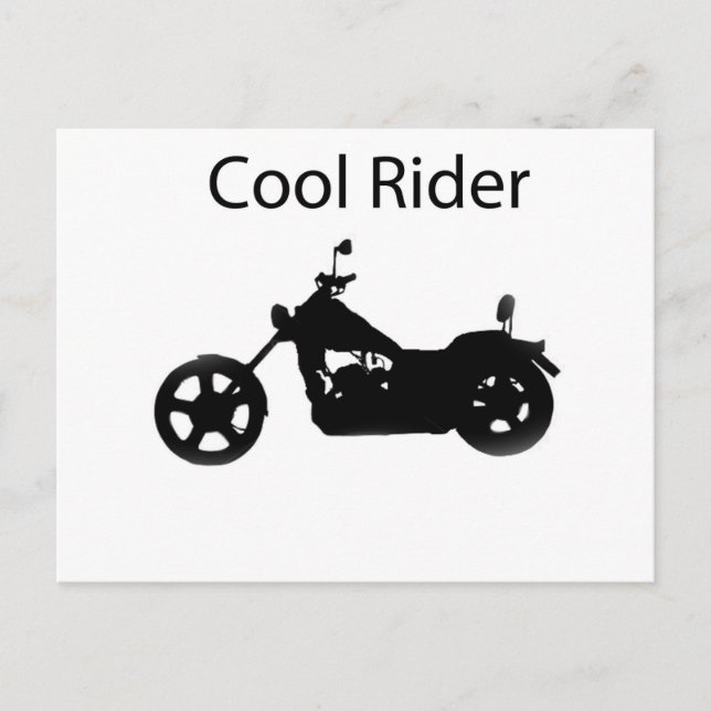 Cool rider postcard (Front)