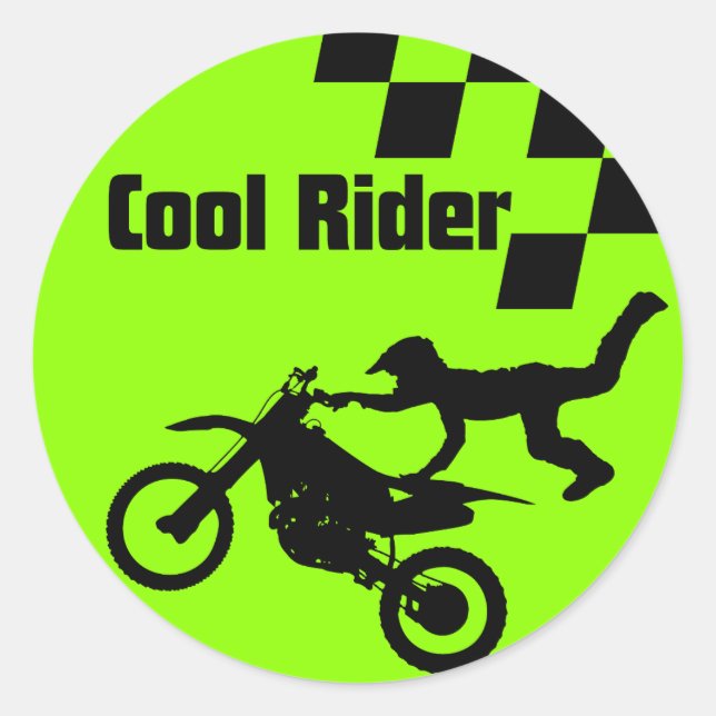 Cool Rider Stickers  (Front)