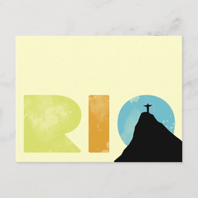 Cool Rio RJ BRASIL Postcard (Front)