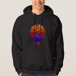 Cool Roan Antelope Modern Urban Style Sunset Retro Hoodie
