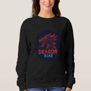Cool roaring Dragon Head Costume for Man and Woman Sweatshirt