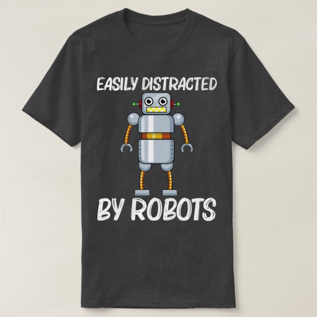 Cool Robot Design For Men Women Robotics Science E T-Shirt (Design Front)