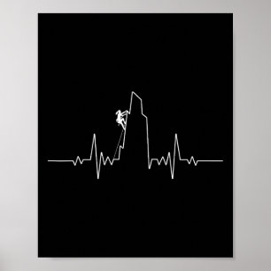 Cool Rock Climbing Art For Men Women Bouldering Ro Poster