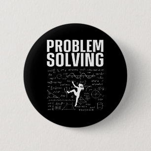 Cool Rock Climbing For Men Women Math Lover Indoor 6 Cm Round Badge