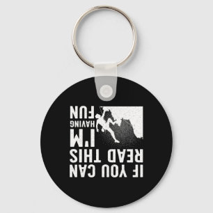 Cool Rock Climbing For Men Women Mountain Climber Key Ring
