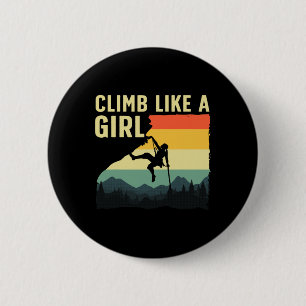 Cool Rock Climbing For Women Girls Mountain Rock C 6 Cm Round Badge
