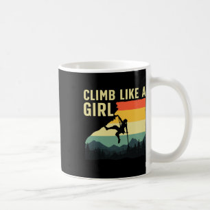 Cool Rock Climbing For Women Girls Mountain Rock C Coffee Mug