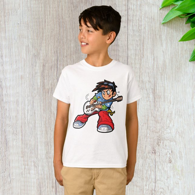 Cool Rock Star Guitarist Fun Musician  T-Shirt (Creator Uploaded)