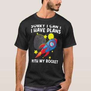 Cool Rocket For Men Women Kids Rockets Space Ship T-Shirt