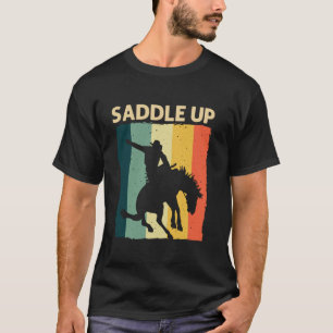 Cool Rodeo For Men Women Barrel Racing Horse Ridin T-Shirt