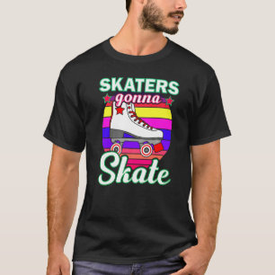 Cool Roller Skating For Men Women Roller Derby Dis T-Shirt