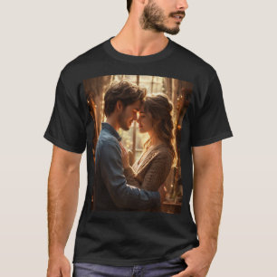 cool romantic t-shirt with author's design love