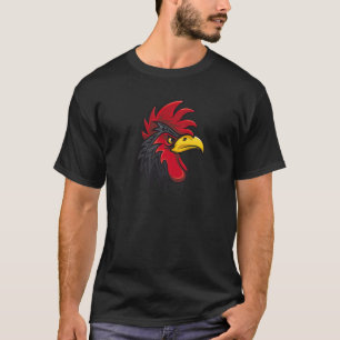 Cool Rooster Head Face Animal Bird Wildlife for Me T-Shirt
