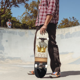 Cool Royal Crown Skateboard. Skateboard