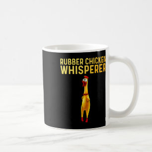 Cool Rubber Chicken Design For Men Women Kids Rubb Coffee Mug
