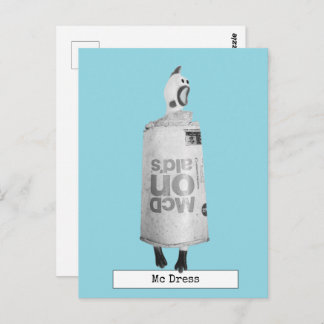 Cool Rubber Chicken Fashion Postcard
