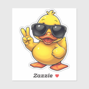 Cool Rubber Duckie peace