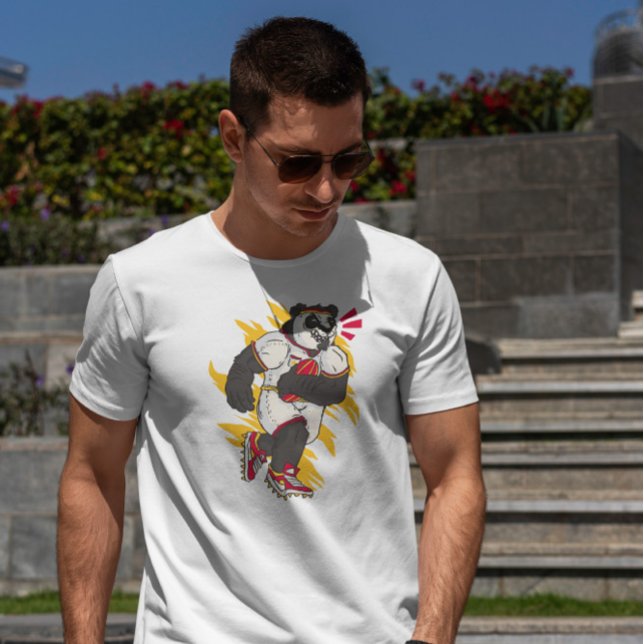 Cool Rugby Panda   T-Shirt (Creator Uploaded)