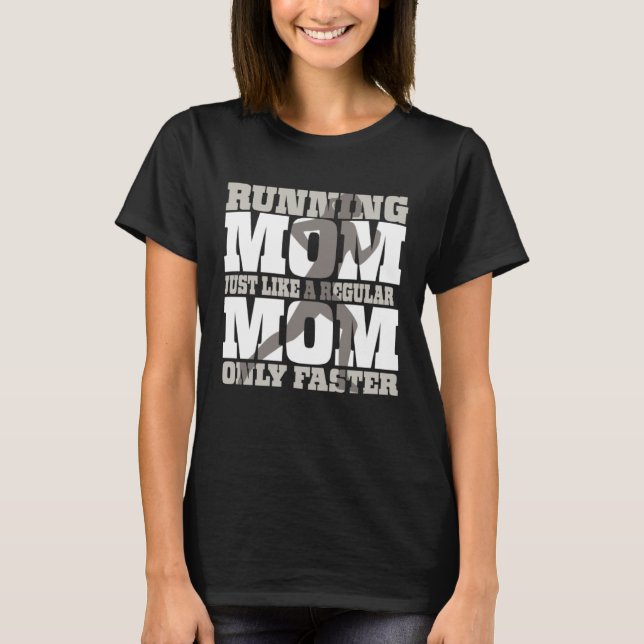 Cool Runner marathon for women mom coach race T-Shirt (Front)
