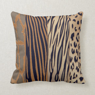 Cool Rustic Animal Printed Zebra Stripe Pillow