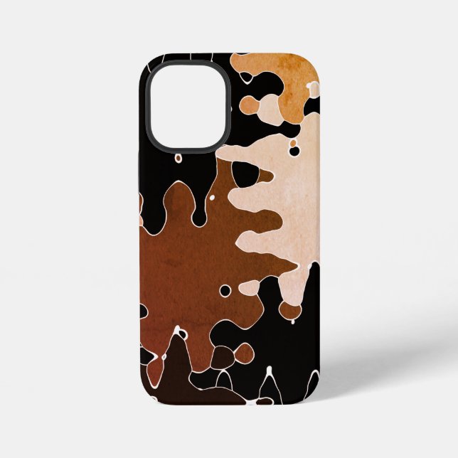 Cool Rustic Autumn Colours iPhone Case (Back)