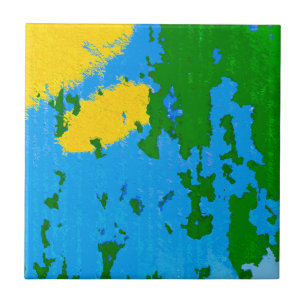 Cool Rustic Peeling Paint Ceramic Tile