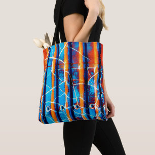 Cool Rustic Peeling Paint Tote Bag