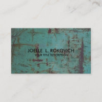 Cool Rusty Grunge Generic Business Card Template