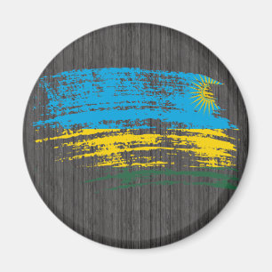 Cool Rwandan flag design Magnet