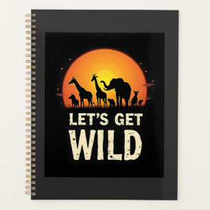 Cool Safari Design For Men Women Kids Safari Anima Planner