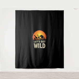 Cool Safari Design For Men Women Kids Safari Anima Tapestry