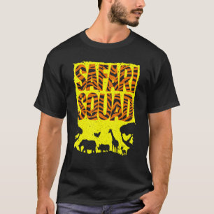 Cool Safari Squad For Men Women Wildlife Animal Gr T-Shirt