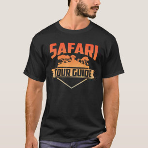 Cool Safari Tour Guide Design For Men Women Zookee T-Shirt