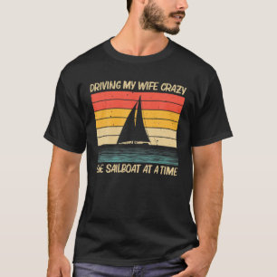 Cool Sailing For Men Mum Boating Nautical Sail Boa T-Shirt