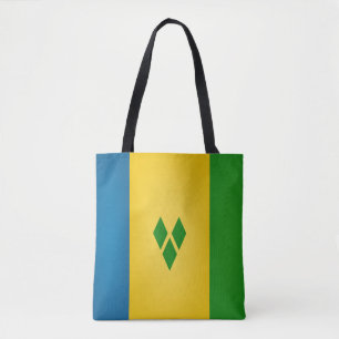 Cool Saint Vincent And The Grenadines Flag Fashion Tote Bag