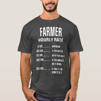 Cool Salary Farmer Saying Farmer  T-Shirt